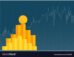 Bitcoin Crypto Currency Stick Graph Chart Of Stock
