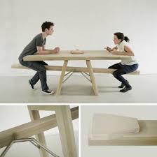 Force Feeding Seesaw Table Only Seats Dinners For Two Swing Table Picnic Style Table Furniture Design