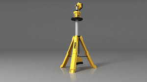 Dewalt 20v Tripod Light Dcl079b 3d Model 20 Obj Ma Max Fbx Free3d