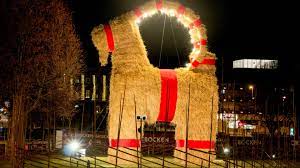 Sweden's gävle christmas goat ready to return for festive season. Swedish City Of Gavle On Alert For Its Festive Goat The New Daily