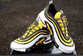 Black And Yellow Air Max 97 Plus Nike Air Max 97 Plus Illustrative Photo 100 Original Prod Air Max 97 Nike Air Max Nike Air Max 97