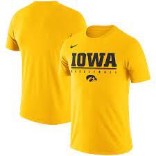 Shop for iowa hawkeyes apparel online at target. Iowa Hawkeyes Nike Basketball Practice Legend Performance T Shirt Gold