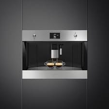 Enjoy the vintage beauty of the table that is just the right size for holding your coffee maker along with some pretty decorations. Coffee Machine Stainless Steel Cms4303x Smeg Com