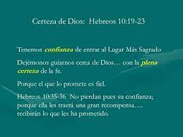 Hebreos Conservacion Y Predestinacion Ppt Descargar