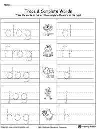 Og Word Family Workbook For Kindergarten Word Family Worksheets Kindergarten Word Families Word Families