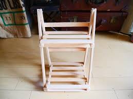 ダイソーの木製花台のクオリティーがすごい プレートを付けるだけ簡単リメイク 折りたたみテーブル diy 100均 diy インテリア diy 家具