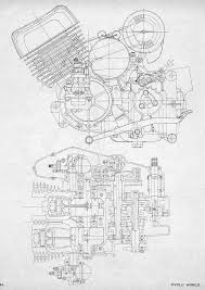 V8 Engine Blueprints Technical Drawing Blueprints Engineering