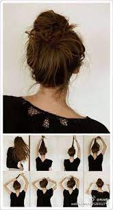 Easy But Cute Messy Bun Love This Hairstyle Easy Everyday Hairstyles Everyday Hairstyles Long Hair Styles