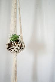 Elancee Suspension En Macrame Porte Plante En Coton Baby Shower Favors Diy Macrame Plant Hanger Favors Diy