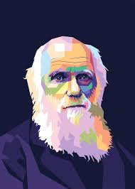 Famoso Cientista Charles Darwin Ilustração Stock