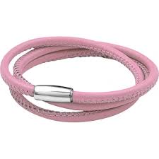 Bague de fermeture en plastique noire. Bracelet Amore Baci B2809 Bracelet Tissu Rose Argent Femme Amore Baci Bracelet Charms