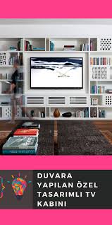 Duvara Yapilan Ozel Tasarimli Tv Kabini Duvar Tasarim Mimari Tasarim