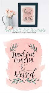 Thankful Grateful Blessed Printable Diy Prints Ideas Wall Art Ideas Grateful Thankful Blessed Printable Blessed Printable Blessed Wallpaper
