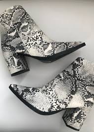 Black And White Snakeskin Booties Pin On Required T Shirt Round Of Sorority Recruitment