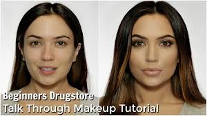 beginners talk through makeup tutorial