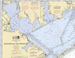 Matagorda Bay And Approaches 2011 Nautical Old Map Reprint Palacios Port Lavaca San Antonio Bay Texas 80000 Ac Chart 1284