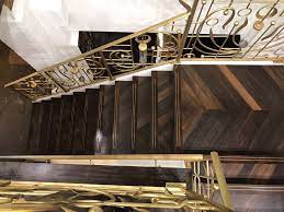 Traditional Chevron Floor Chevron Floor Covent Garden Stairs