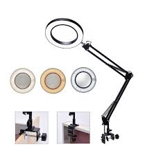 The eclipse magnifying lamp could come in handy when you are reading or working on delicate electronics. Newacalox Flexible Desk Magnifier 5x Usb Led Magnifying Glass 3 Colors Jj Nate Services