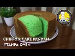 Sediakan 1 gelas air fiber cream (2 . Chiffon Cake Pandan Tanpa Oven Sifon Dengan Resep Lebih Simple By Dapur Heny