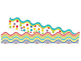 Lakeshore Color Me Bright Double Sided Scalloped Border In