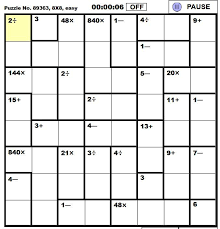 Click and drag select a group. Webster S Kenken Puzzle Logic Revealed 2018