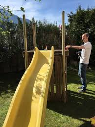 Diy Bau Dir Deine Rutsche Ganseblumchen Sonnenschein Rutsche Garten Kinderrutsche Garten Kinderspielplatz Garten