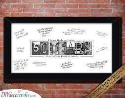Give the gift of time together as you take them to watch a game or. Gift Ideas For 50th Birthday 20 Amazing 50th Birthday Present Ideas