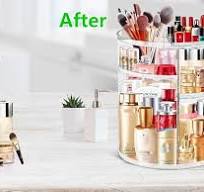 Amazon.com: LeeWent 360 Acrylic Rotation Makeup Organizer ...