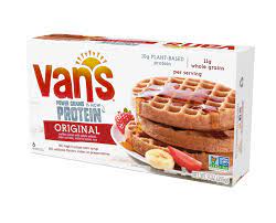 One example is krusteaz light & crispy belgian supreme waffle mix. Protein Van S Foods
