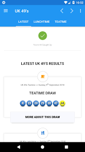 Teatime is the best option for those players who remain. Uk 49 S Lunchtime Teatime Results For Android Apk Download