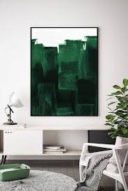 Forest Green Print Dark Green Decor Dark Green Painting Etsy Green Paintings Green Art Painting Green Wall Art