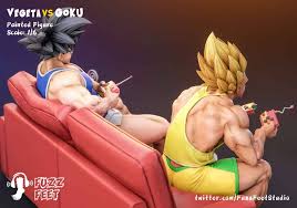 Fuzzfeet Studio Dragon Ball Z Vegeta and Goku | Mirai Collectibles