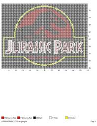 Парк юрского периода / jurassic park (1993,1997,2001,2015,2018) hdrip коллекция. Jurassic Park Cross Stitch Charts Cross Stitch Cross Stitch Patterns
