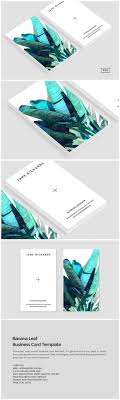 Designing your own business cards online is simple with our business card application. Banana Leaf Business Card Template Business Cards Creative Business Card Inspiration Branding Design