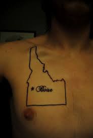 Idaho Tattoo Tattoos State Tattoos Triangle Tattoo