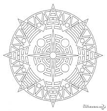 Coloriage mandala animaux dessin à imprimer. Coloriage Etoile Mandala En Ligne Dessin Gratuit A Imprimer