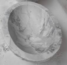 A lot of marble finishes. China Natural Stone White Statuario Marble Sinks For Bathroom Garden Landscape China Polished Sinks Honed Sinks