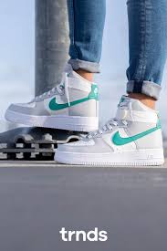 Nike Air Force 1 High Grey Green 334031 015 Sneakernews Com In 2020 Air Force 1 High Nike Air Nike