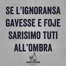 Mi Piace 4 425 Commenti 76 Proverbi Veneti Proverbiveneti Su Instagram Ombra Anca Ombre Pa Tuti Proverbi Divertente Ombra