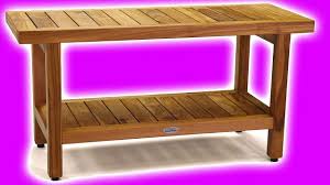 Aquateak The Original Spa Teak Shower Bench With Shelf In 2020 Teak Shower Bench Teak Shower Shower Bench