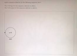 I am doing a simple application of binary sequence detector using fsm.binary.i have already done the synthesis and i have also created the programming file.i just need to design a ucf file and upload the program into the fpga board so as to work.initially i thought of buying spartan 3e board but because. Solved Build A Sequence Detector For The Following Sequen Chegg Com