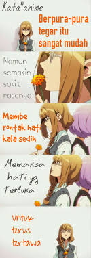 Pin Oleh Hana A Di Kata Anime Tertawa Sedih
