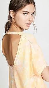 Free People Women's All Mine Tie Dye Tee, Berry Combo, Pink, Yellow, Print,  S at Amazon Women's Clothing store