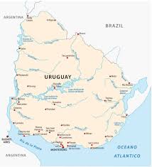 Mapas De Uruguay Mapas Politicos Fisicos Mudos Para Descargar