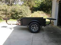 rear gate acting as table top nice trailer build off road trailer expedition trailer