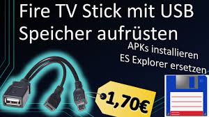 Mein stick startet nicht mehr. Fire Tv Mit Usb Otg Stick Speicher Erweitern Apk Installieren Es Explorer Umgehen Kostenlos Youtube