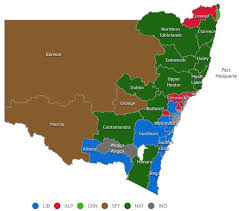 Held on 22 may 2021. Nsw Legislative Assembly Lower House Election Results Mapporn