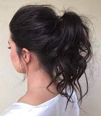 There have been different hairstyles for over thousands of years, and one style that stands out year after year is the ponytail. 30 Eye Catching Ways To Style Curly And Wavy Ponytails Wavy Ponytail Medium Hair Styles Hair Styles