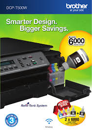 A smart printer design that takes the hassle out of ink refilling. Dcp T500w Manualzz
