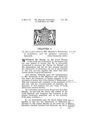 Abdications have played various roles in the succession procedures of monarchies. File His Majesty S Declaration Of Abdication Act 1936 Djvu Wikimedia Commons